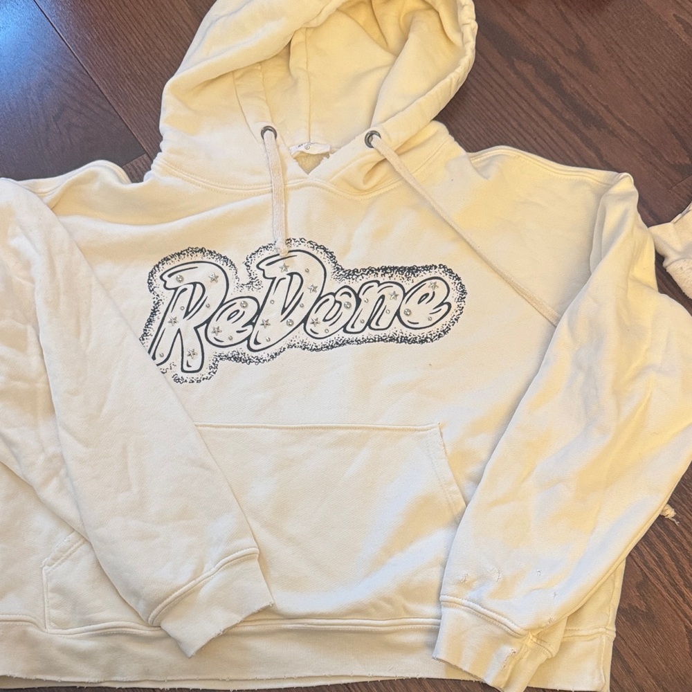 Re/Done Off-White Men's Hoodie